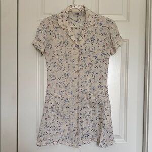 Floral Button-Up Dress